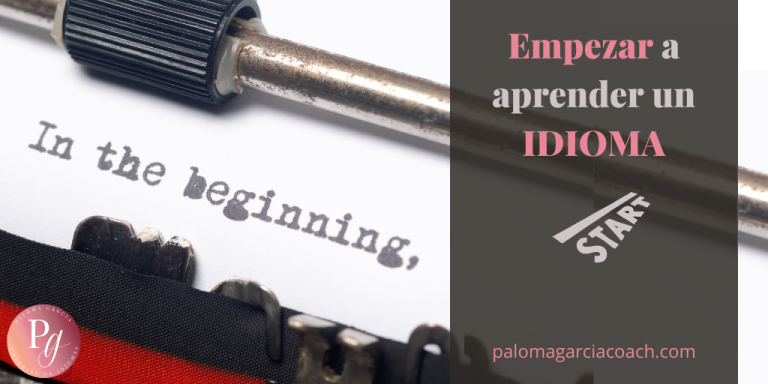 Empezar a aprender un IDIOMA